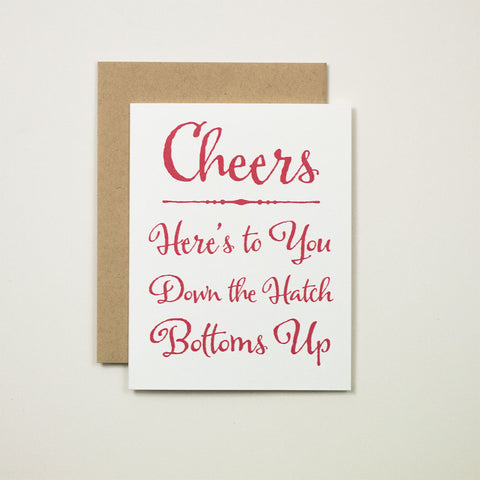 Cheers Greeting Card