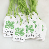 St Patricks Day Gift Tags - Lucky Shamrock