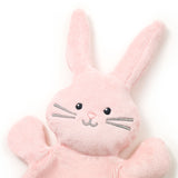 Flat Little Bunny Rabbit in Peach by BubbleGumDish