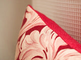 Baroque Scroll Valentines Day Pillow Cover
