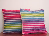 Rainbow Pillow by BubbleGumDish.com