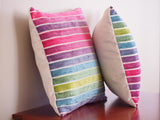 Rainbow Pillow by BubbleGumDish.com