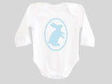Sky Blue Easter Bunny Rabbit Bodysuit from BubbleGumDish