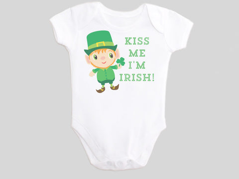 Leprechaun St. Patrick's Day Baby Bodysuit