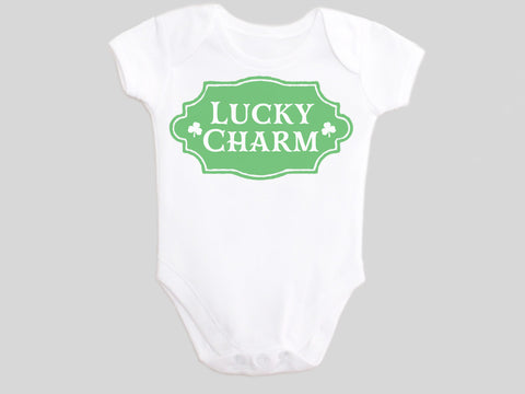 Boy's Lucky Charm St. Patrick's Day Baby Bodysuit