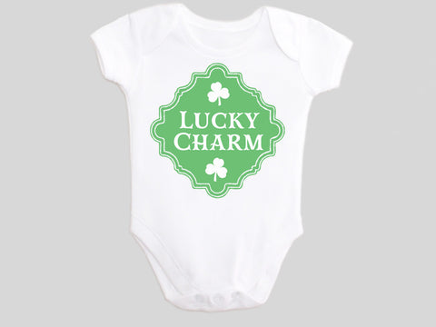 Lucky Charm St. Patrick's Day Baby Bodysuit