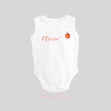 Personalized Name Pumpkin Baby Bodysuit