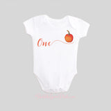 First Birthday Calligraphy Pumpkin Shirt