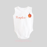 Pumpkin Calligraphy Baby Shirt