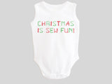 Christmas is Sew Fun Baby Bodysuit