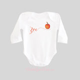 Personalized Name Pumpkin Baby Bodysuit