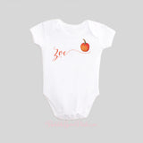 Personalized Name Pumpkin Baby Bodysuit