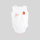 Personalized Name Pumpkin Baby Bodysuit