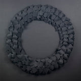 As Seen In Better Homes & Gardens Holiday Crafts - Halloween Black Leaf Wreath