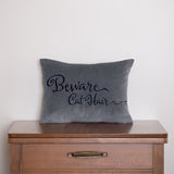 Beware Cat Hair Pillow Cover