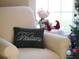 Custom Name Embroidered Pillow