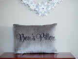 Custom Name Embroidered Pillow