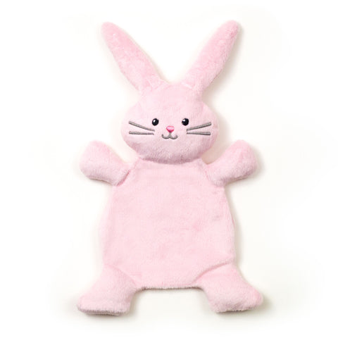 Flat Little Bunny Rabbit in Pink by BubbleGumDish