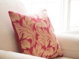 Baroque Scroll Valentines Day Pillow Cover