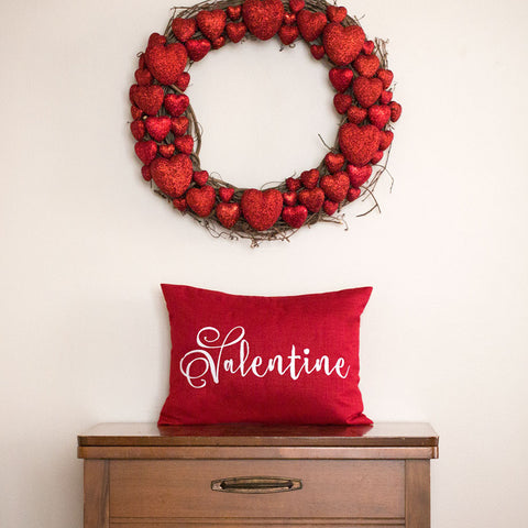 Red Valentine Pillow