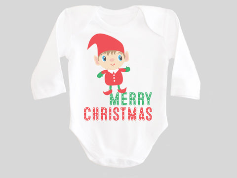 Christmas Elf Baby Bodysuit