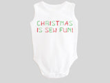Christmas is Sew Fun Baby Bodysuit