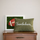 Touchdown Embroidered Pillow Cover