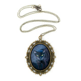 Binx 3 - Black Cat Pendant Necklace